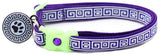 Greek Key Breakaway Cat Collar