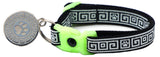 Greek Key Breakaway Cat Collar