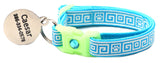 Greek Key Breakaway Cat Collar